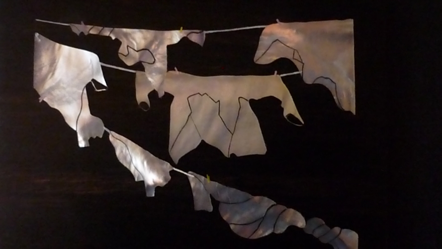 calvary clothes on a line